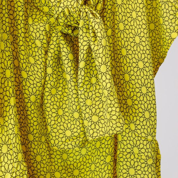 Marni AW/11 Geometric Tie Neck Ruffle Blouse - Picture 6 of 10